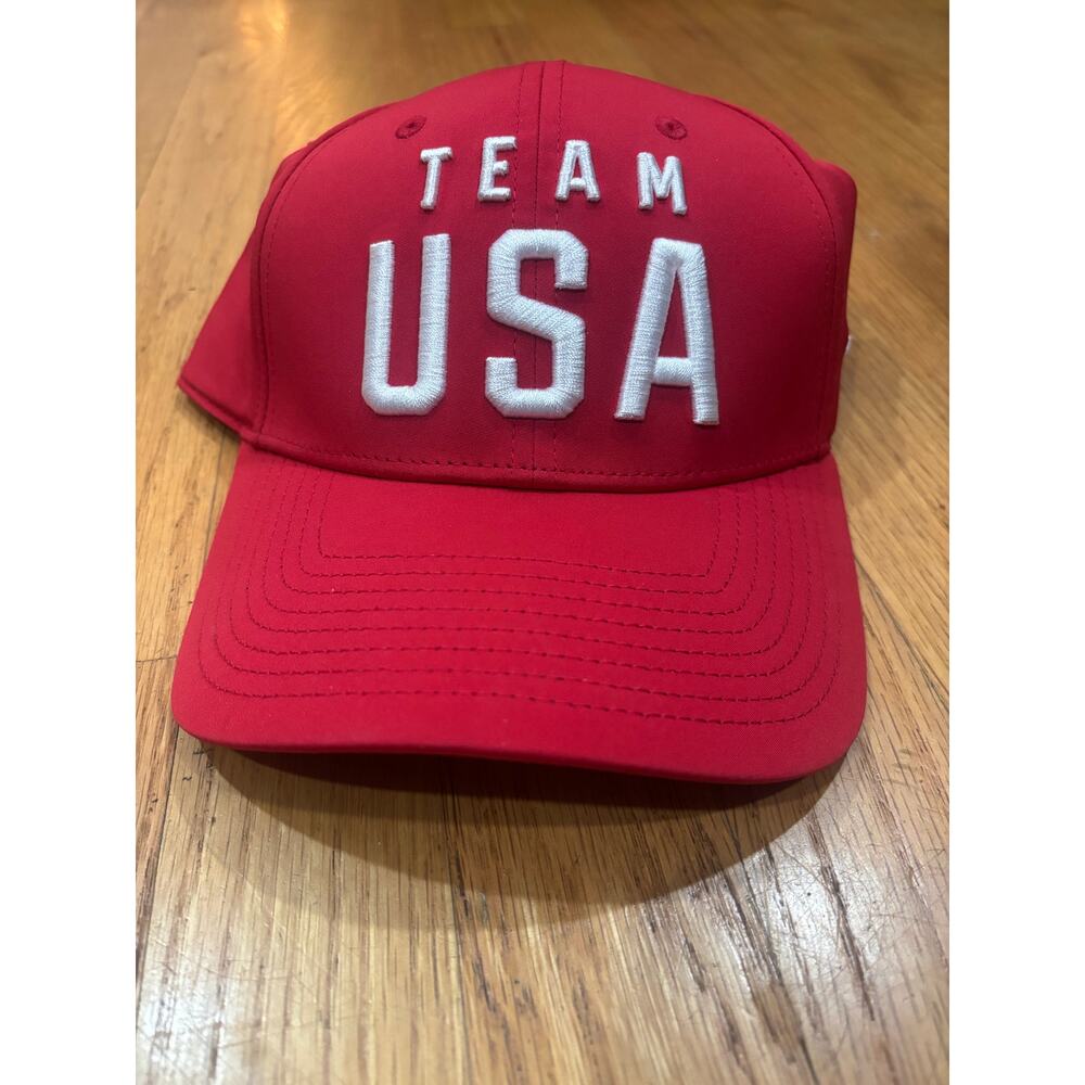Team USA Olympic Adjustable Red Hat